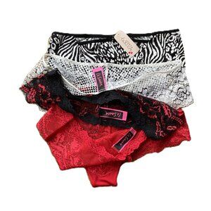 La SENSA Mesh, Lace Lingerie Underwear Four pairs Size M